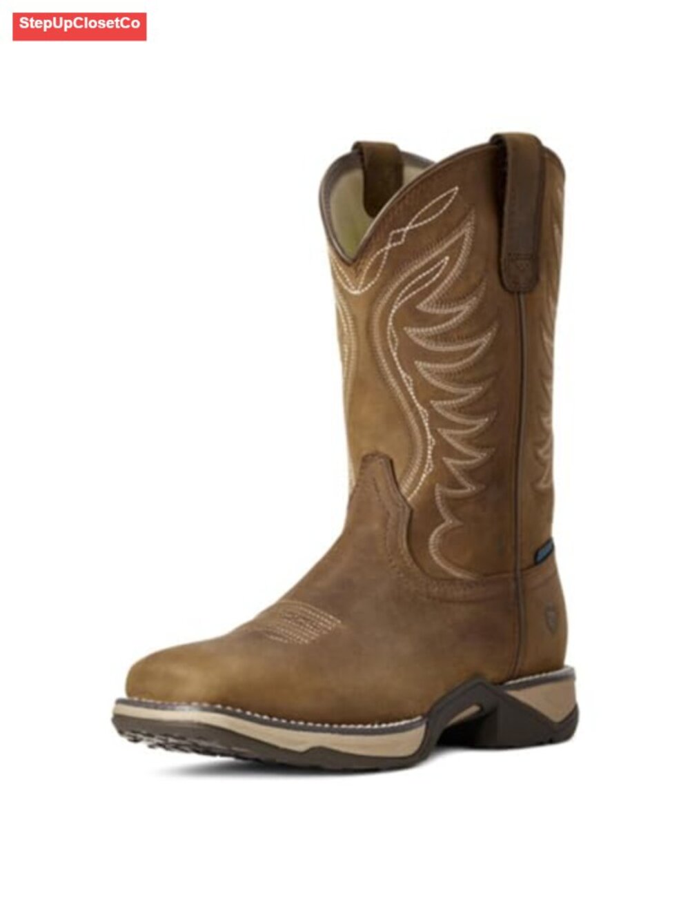 Anthem Waterproof Full-Grain Leather Western Boot Waterproof Pull-On
